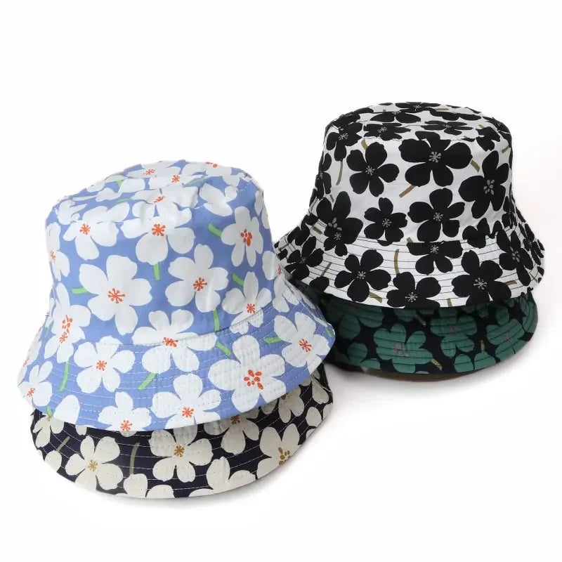 Cotton Print Four Seasons Bucket Hat