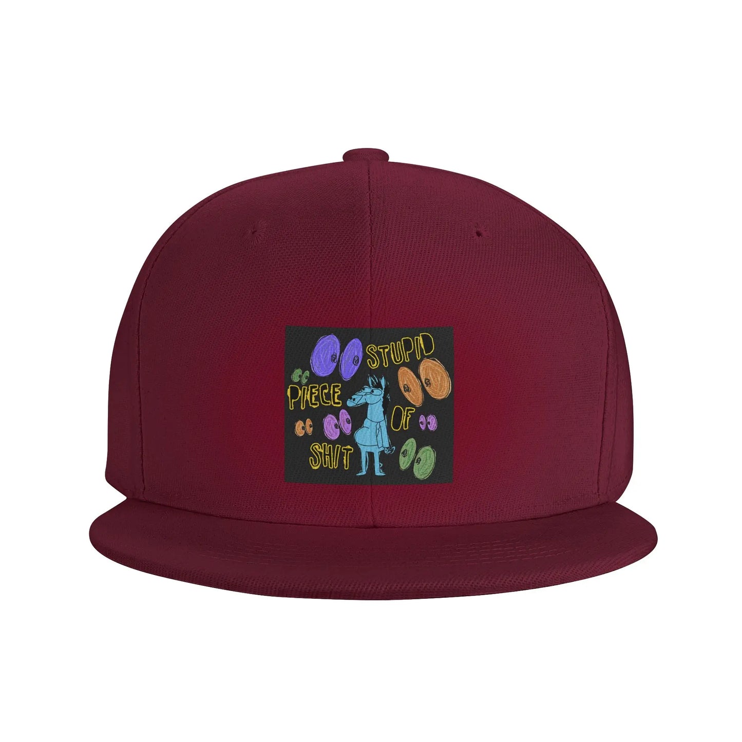 Cartoon Bojack Horseman Quote Graphic Streetwear Snapback Cap