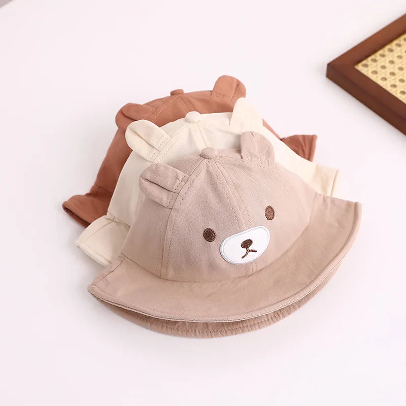 Cute Bear Baby Sunshade Bucket Hat