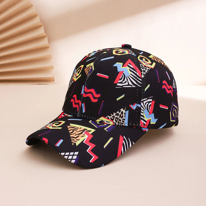 Unisex Colorful Geometric Graffiti Baseball Cap