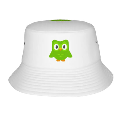 Duolingo Owl Duo Kids Summer Reversible Bucket Hat
