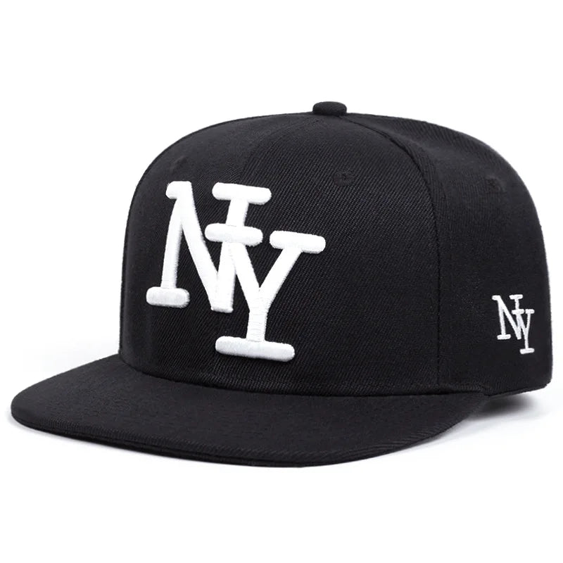 3D Embroidered Letters Y2K Hip Hop Snapback Cap