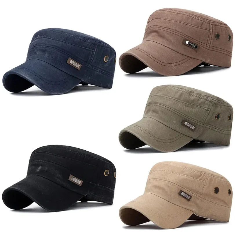 Vintage Washed Military Baseball Cap