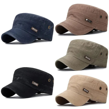 Vintage Washed Military Baseball Cap