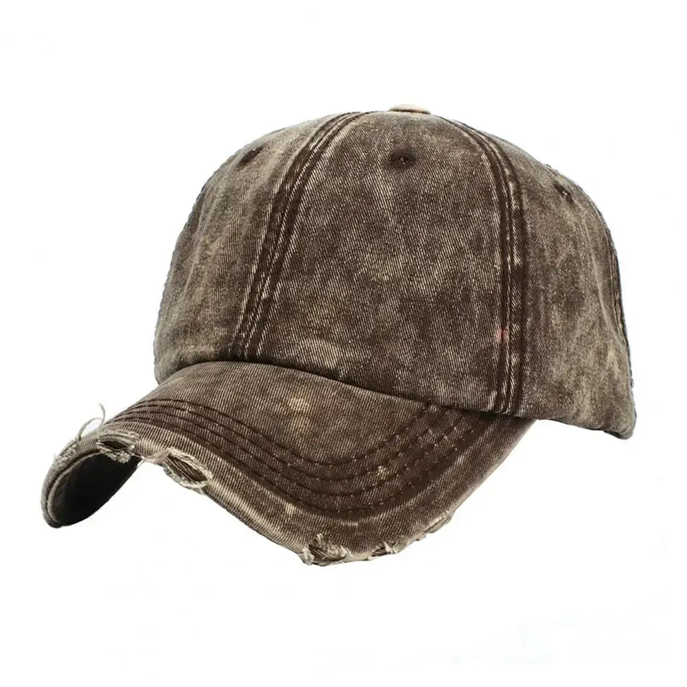 Vintage Washed Tie Dye Baseball Cap