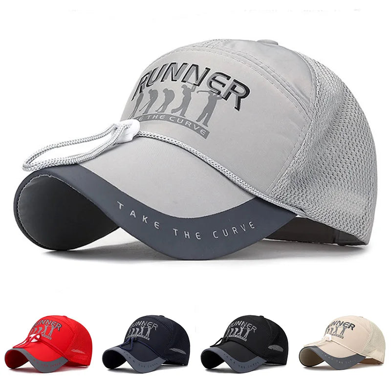 Breathable Long-Brimmed Golf Baseball Cap
