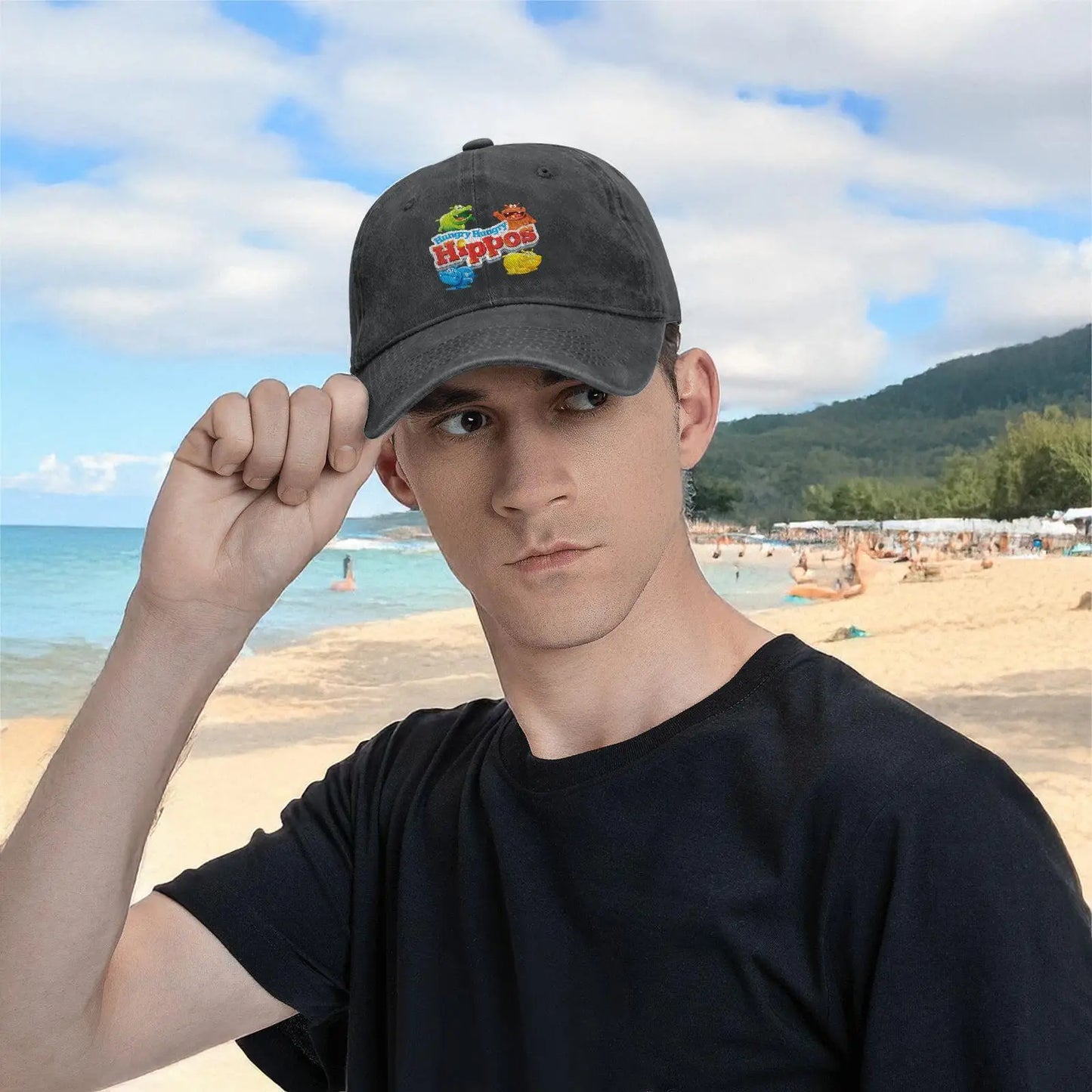 Hungry Veggie Geometric Retro Snapback Cap