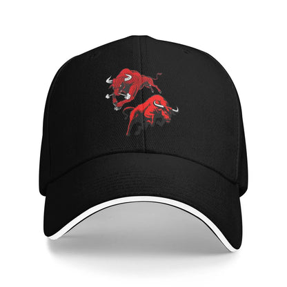 Funny Red Cow Mesh Outdoor Trucker Baseball Cap