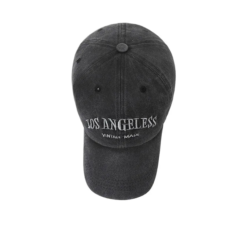Vintage Distressed “LOS ANGELES” Embroidered Baseball Cap