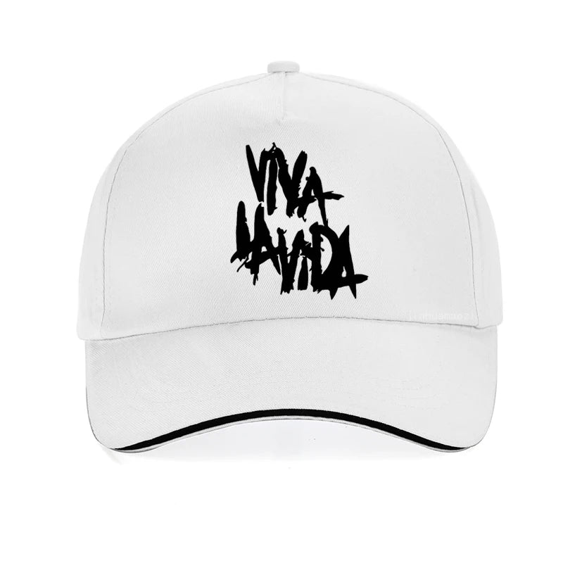Coldplay Viva La Vida Print Adjustable Baseball Cap