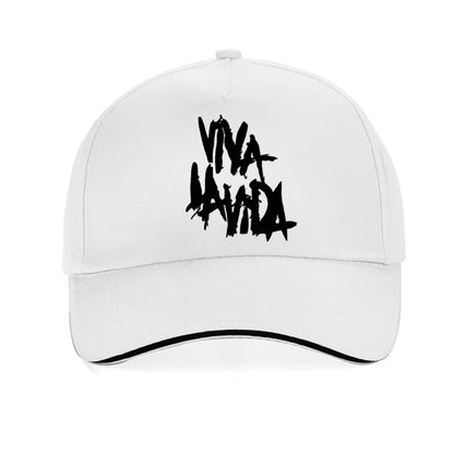 Coldplay Viva La Vida Print Adjustable Baseball Cap