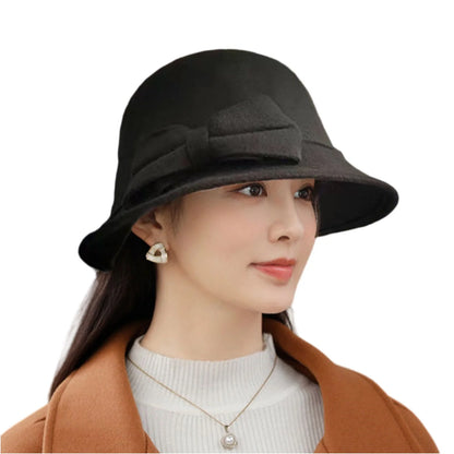 Trendy Vintage British Wool Bucket Hat