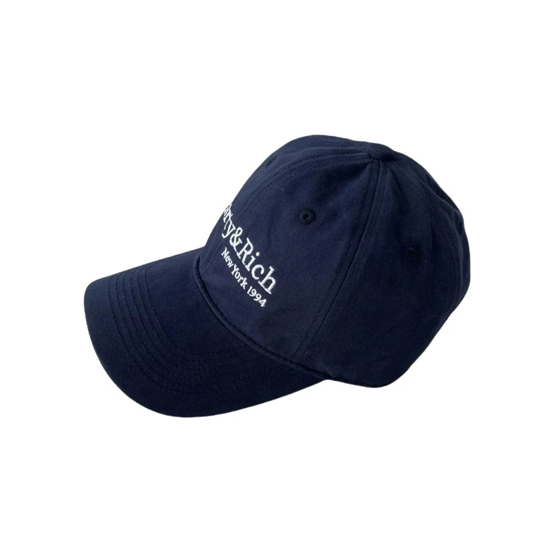 Rich Letter Embroidered Cap