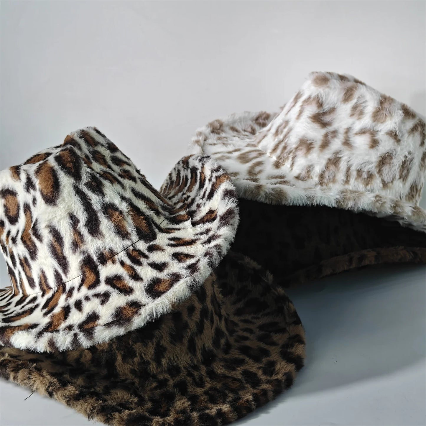 Winter Rabbit Fur Western Cowboy Fedora Hat