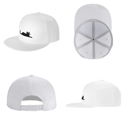 Black Cat Fashion Breathable Snapback Cap