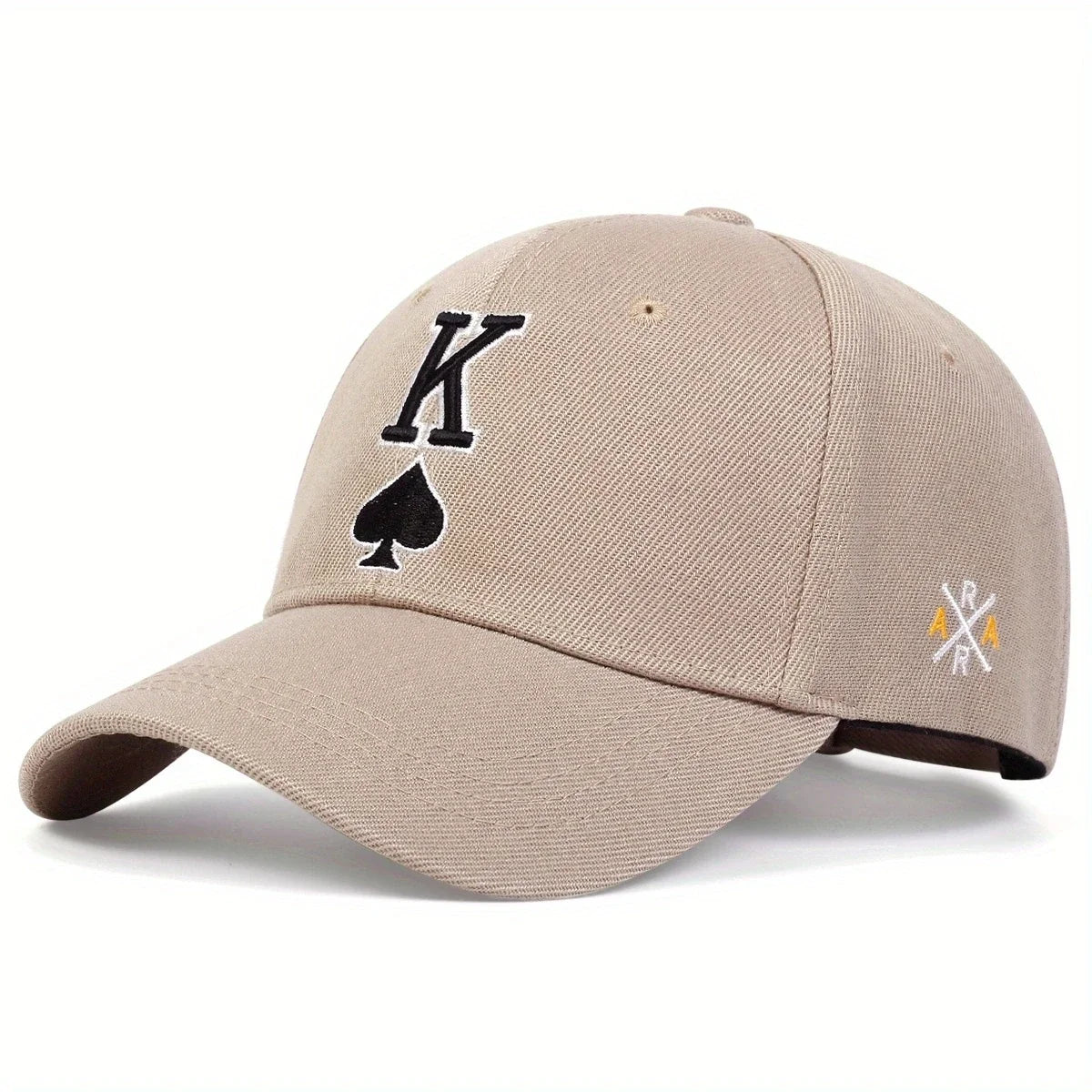 Unisex Spades K Embroidery Baseball Caps