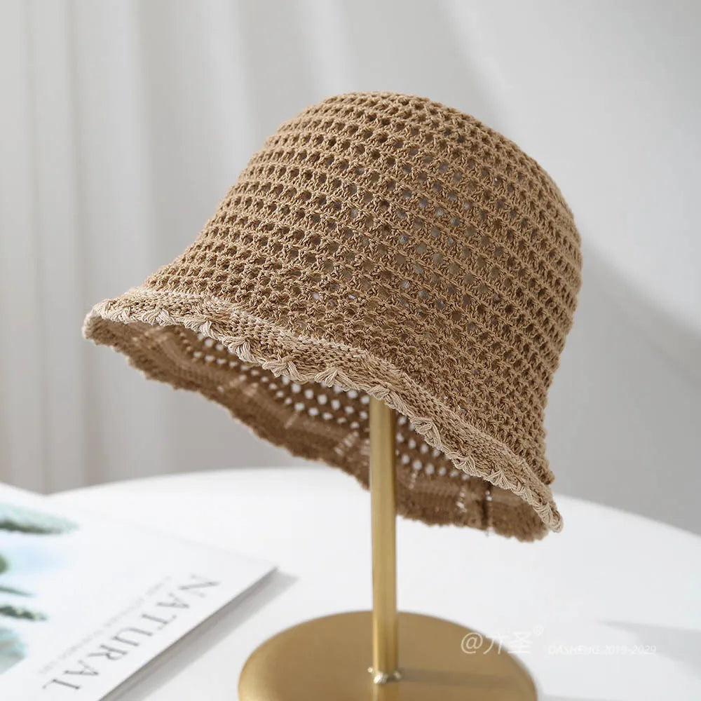 Women’s Short Brim Sunshade Bucket Hat