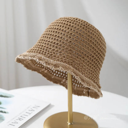 Women’s Short Brim Sunshade Bucket Hat