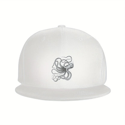 Vintage Nautical Octopus Art Outdoor Snapback Cap