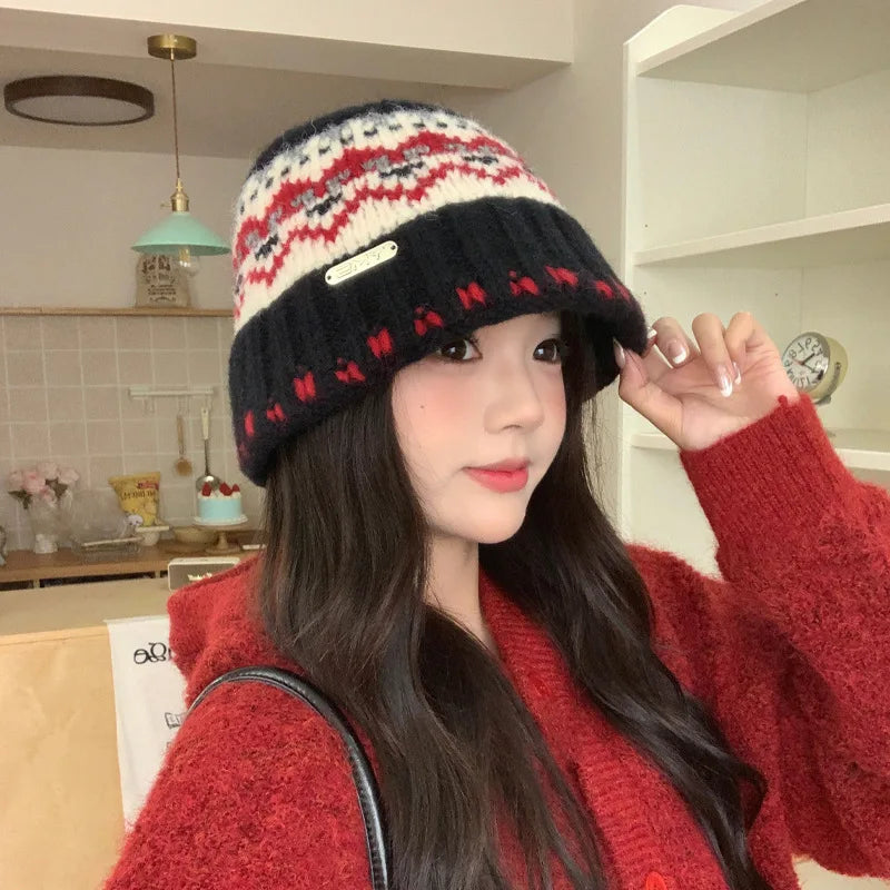 Knit Winter Fisherman Bucket Hat