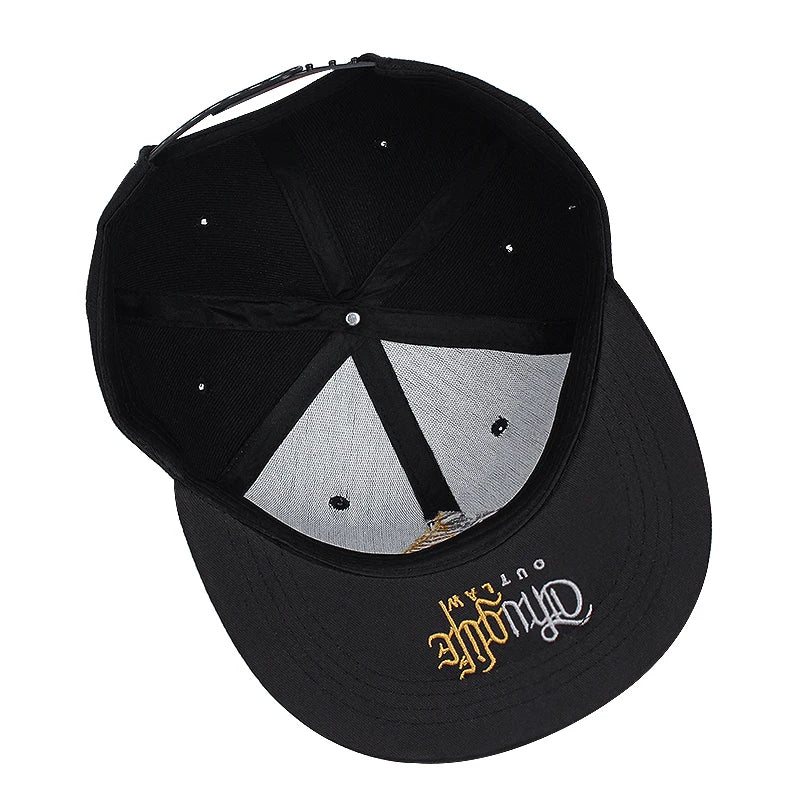 Thuglife Embroidery Snapback Hat Unisex