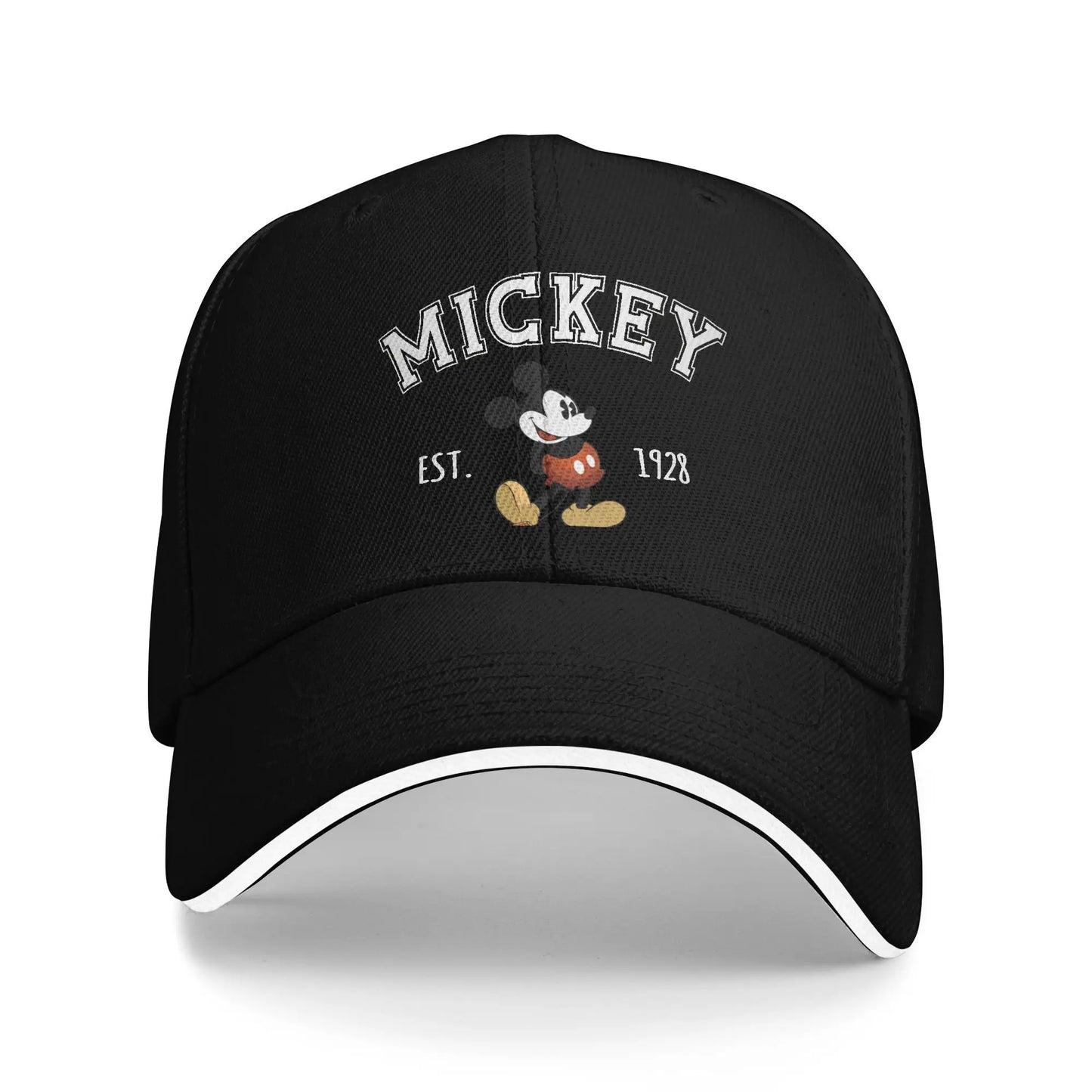 Mickey Mouse Est 1928 Casual Snapback Baseball Cap