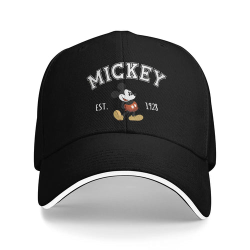 Mickey Mouse Est 1928 Casual Snapback Baseball Cap