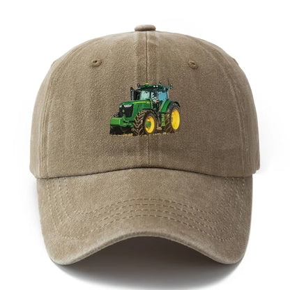 Printed Tractor Retro Duckbill Baseball Cap
