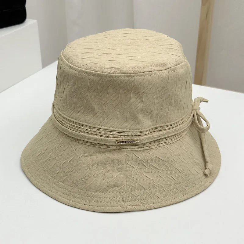Women’s Bow Sun Protection Bucket Hat