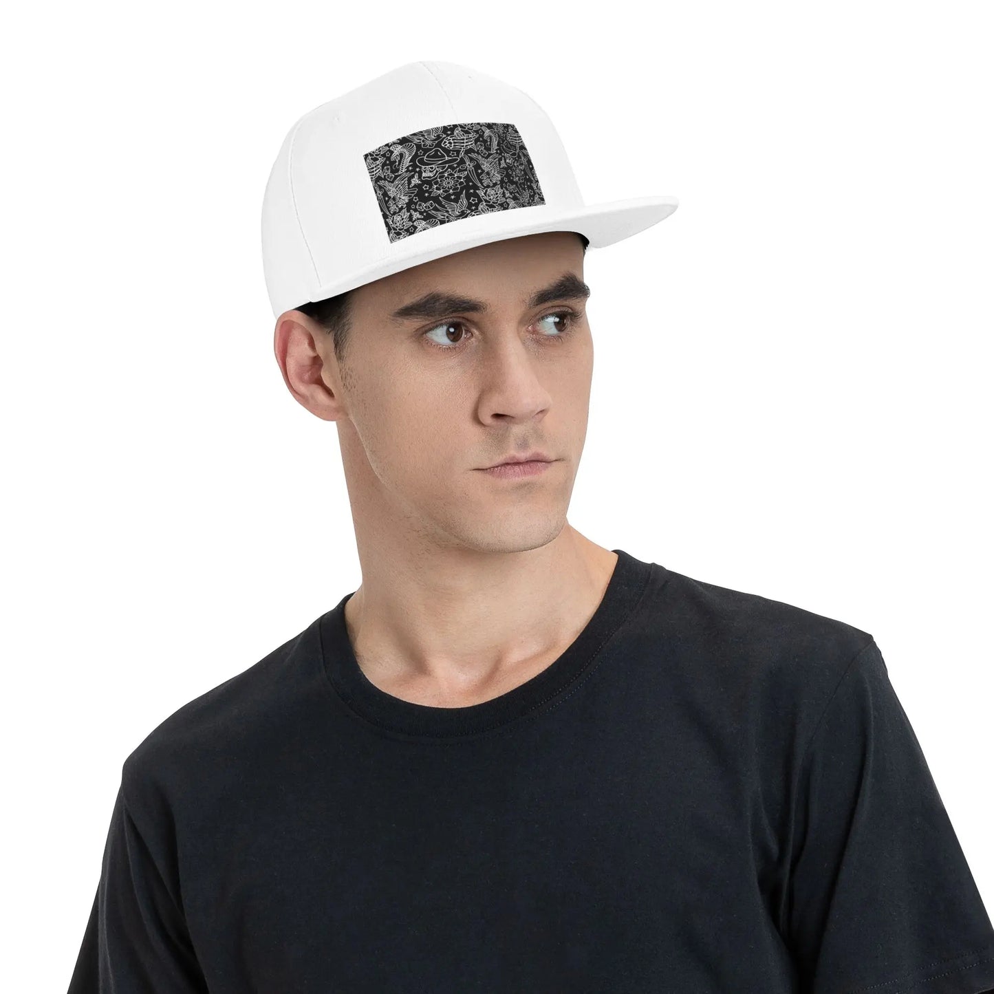 American Traditional Tattoo Flash Snapback Cap