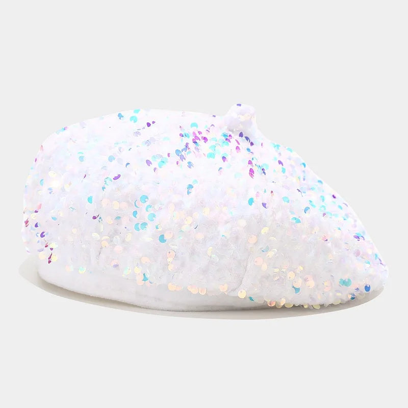 Ladies Sequin Octagonal Festival Style Bucket Hat