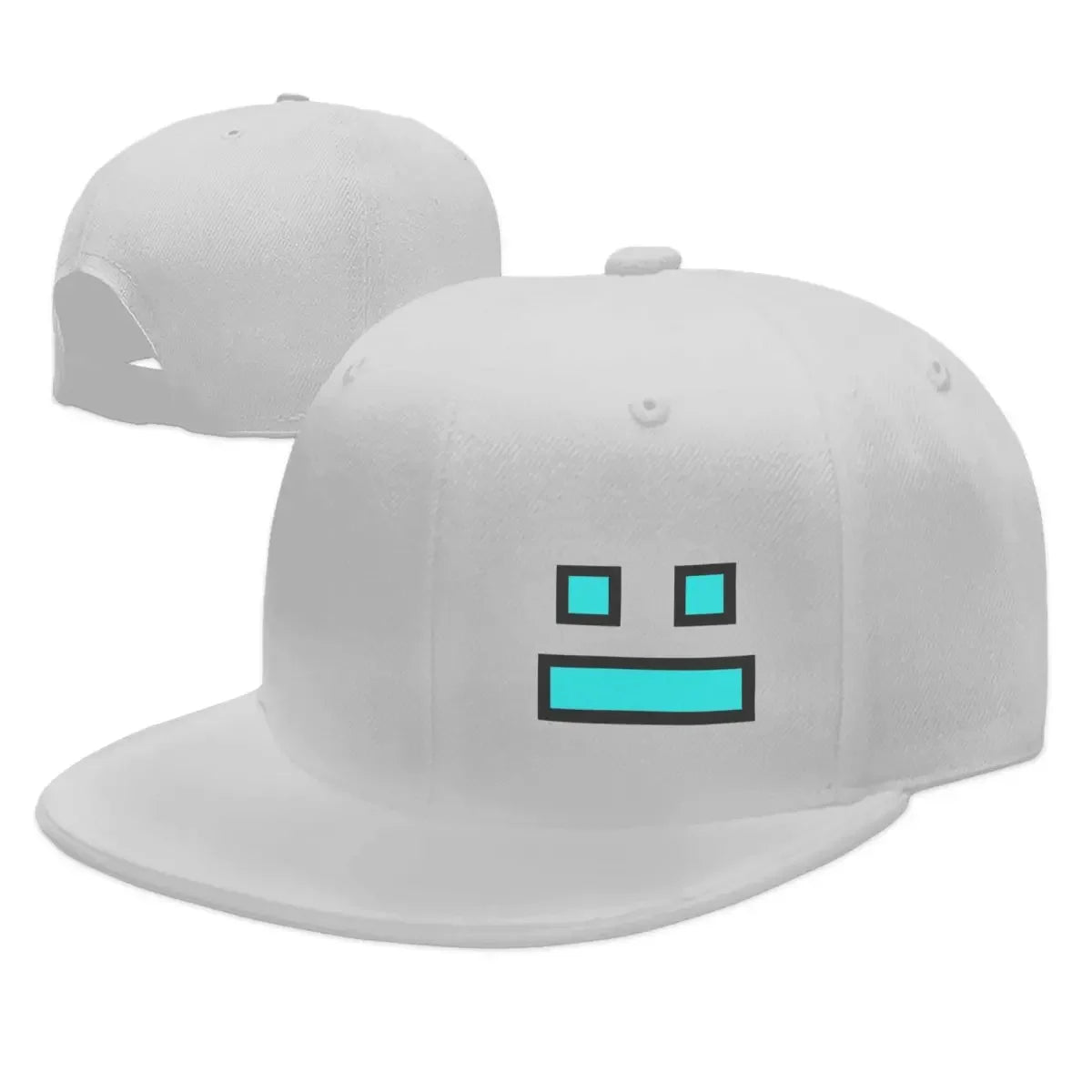 Geometry Dash Gaming Streetwear Adjustable Snapback Cap