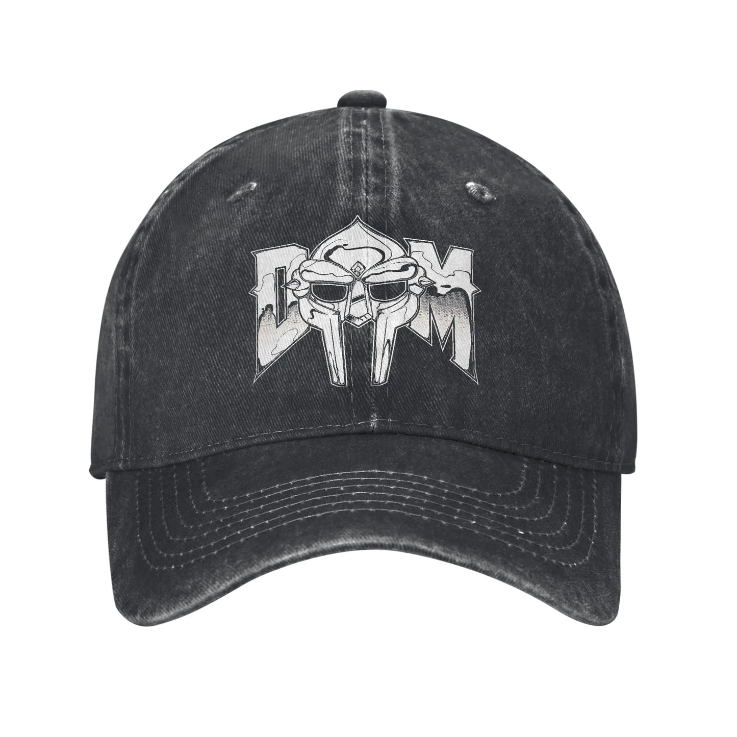 MF Doom Distressed Cotton Streetwear Baseball Cap