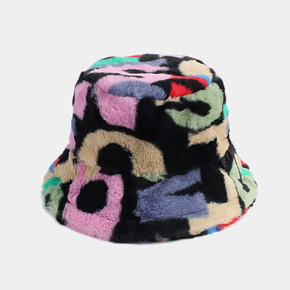Colorful Digital Print Bucket Hat Women