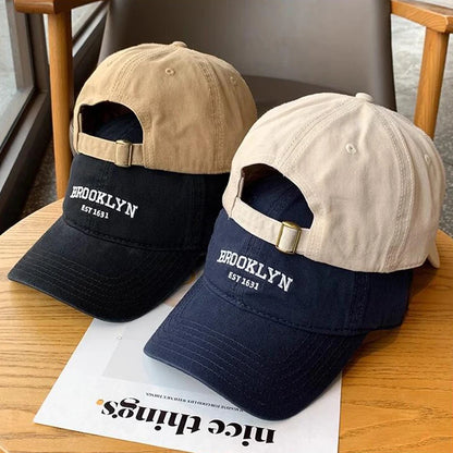 JK Korean Letter Embroidered Hip Hop Baseball Cap