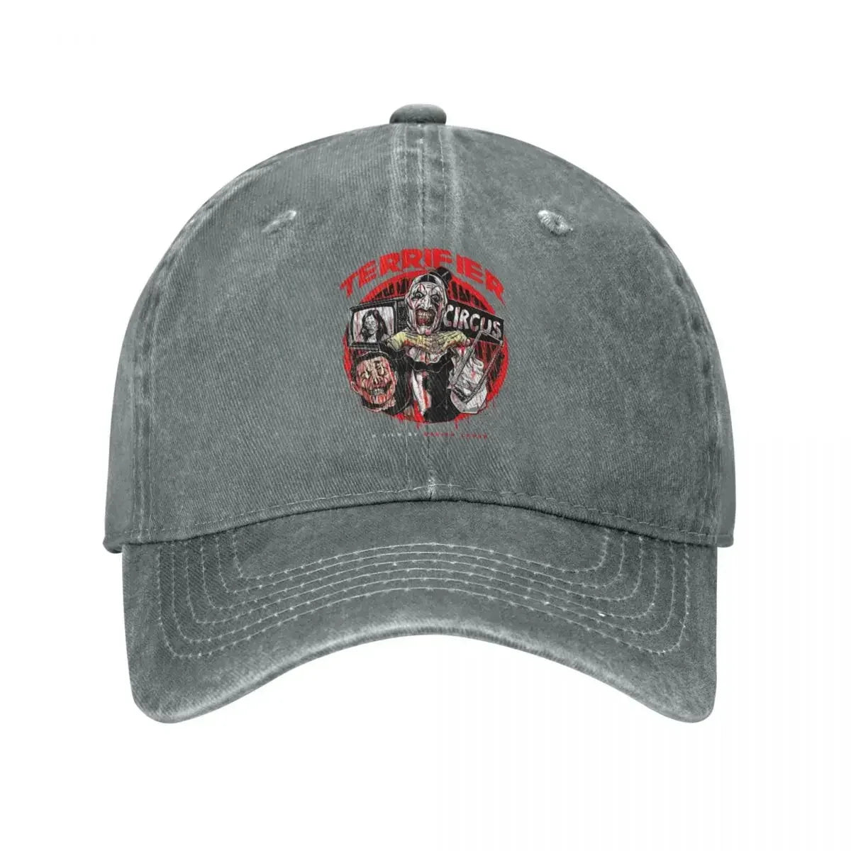 Terrifier Smile Distressed Horror Baseball Cap