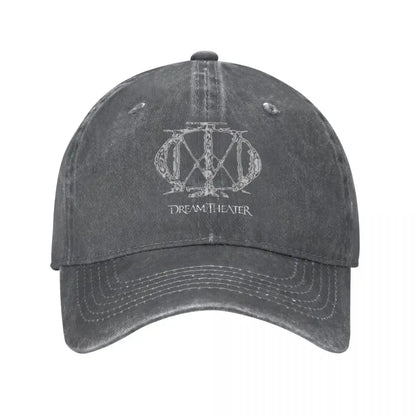 Dream Theater Heavy Metal Distressed Denim Baseball Cap