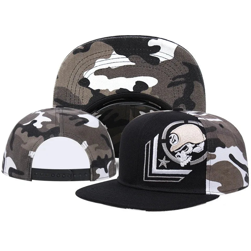 Summer Embroidered Cotton Hip Hop Snapback