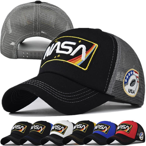 Classic Letter Mesh Unisex Baseball Cap