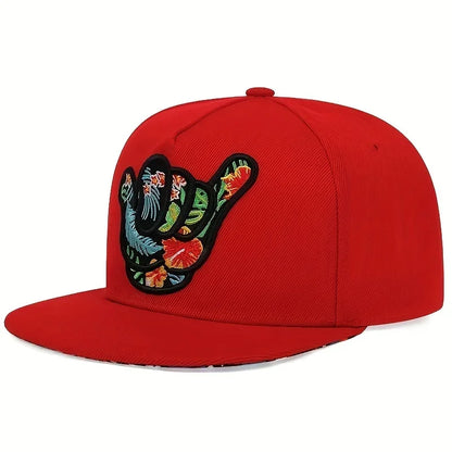 Unisex Fingers 666 Embroidery Hip-hop Hats