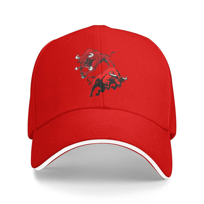 Funny Red Cow Mesh Outdoor Trucker Baseball Cap