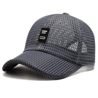 Label Mesh Breathable Baseball Caps Spring