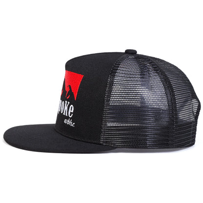 Unisex Cowpoke Letter Embroidery Mesh Snapback Cap