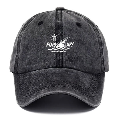Vintage Washed Cotton Coastal Beach Life Baseball Cap