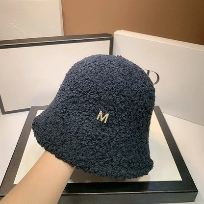 Winter Wool Bucket Hat with Ear Protectors