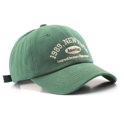 Letters Embroidered Unisex Cotton Baseball Cap