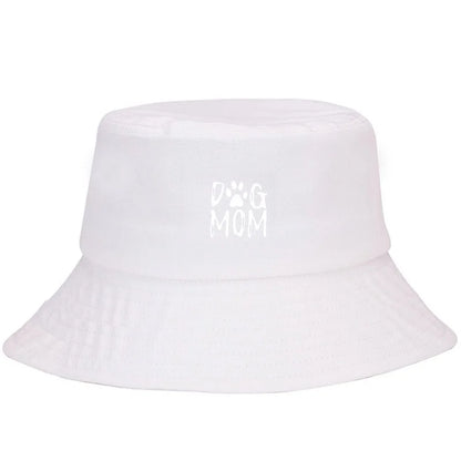 Dog Lover Print Cotton Bucket Hat