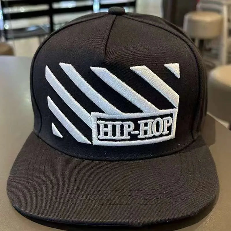 Korean Style Adjustable Flat Brim Hip Hop Baseball Hat
