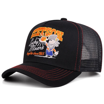 Unisex STETSON Nuggets Mesh Trucker Baseball Cap