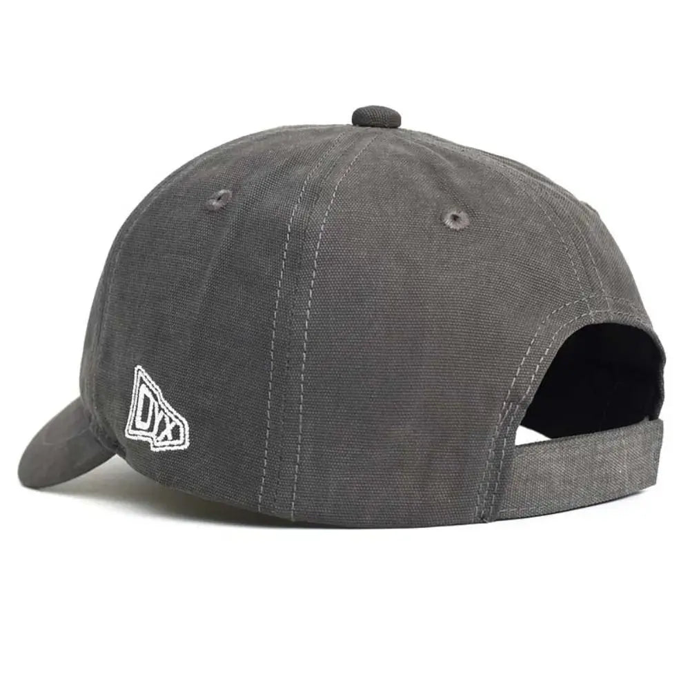 Cotton Embroidered Letter Adjustable Sunscreen Baseball Cap